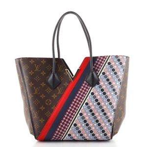 Kimono Handbag Limited Edition Mm Brown Multicolor Monogram Canvas and Calf Leat